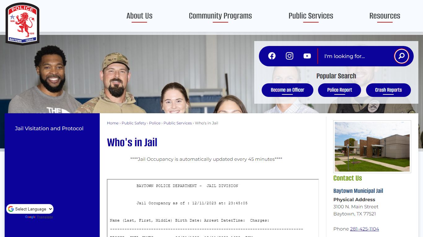 Who's in Jail | Baytown, TX
